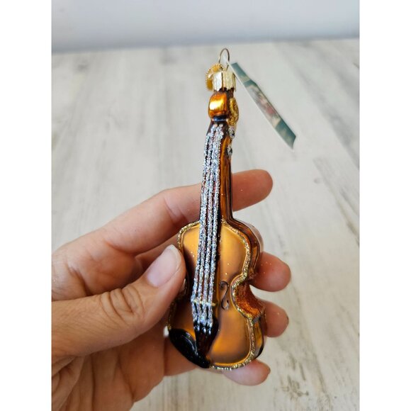 Old world OWC violin guitar musical band glass ornament Xmas tree - Picture 9 of 10